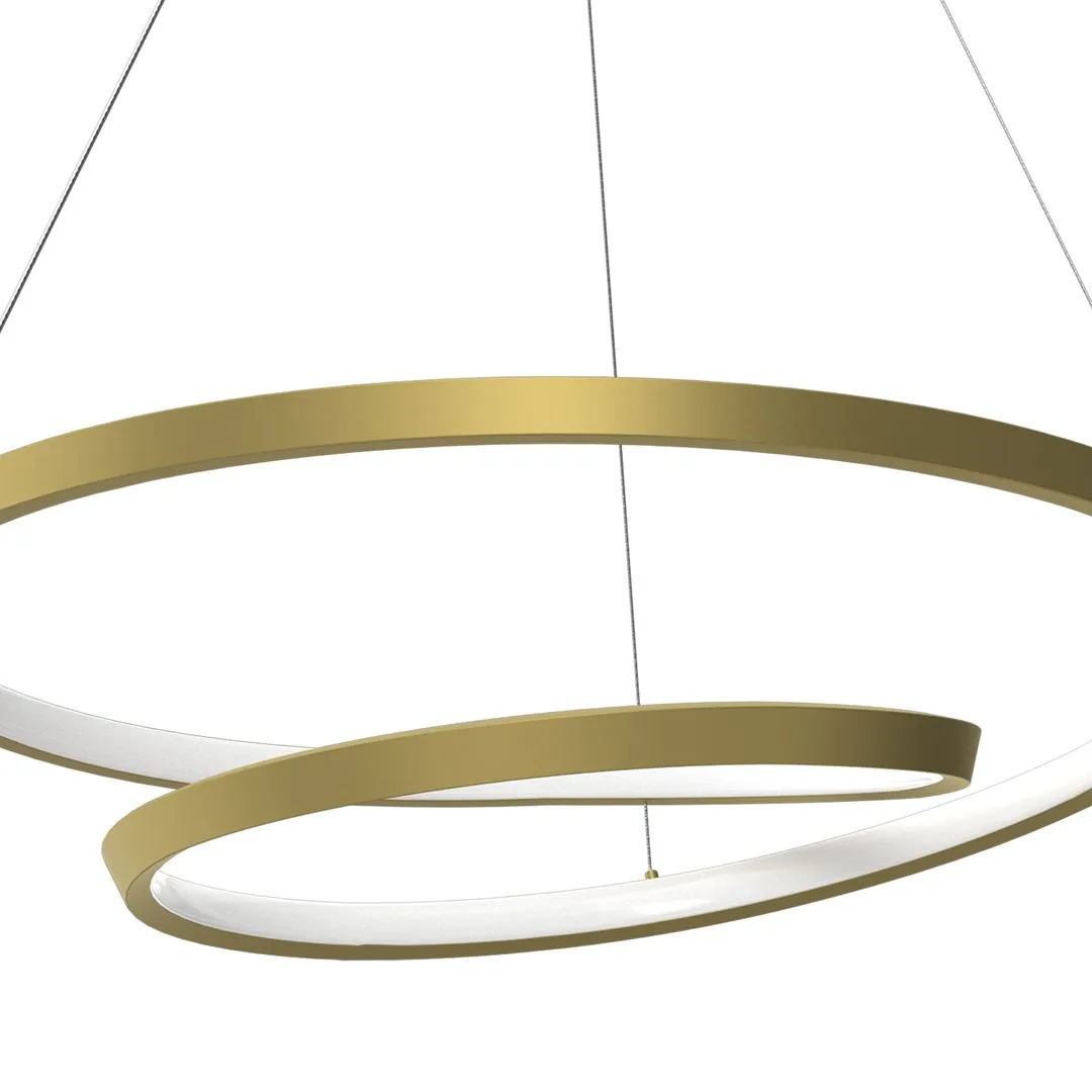 Lampa wisząca RING LUCERO GOLD 48W LED ML7950- Milagro - obrazek 2