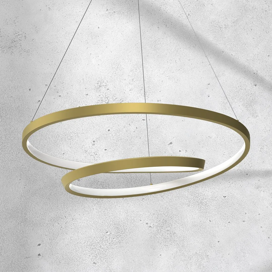 Lampa wisząca RING LUCERO GOLD 48W LED ML7950- Milagro - obrazek 3