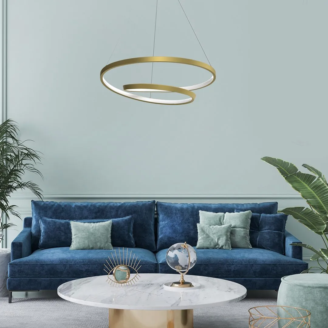 Lampa wisząca RING LUCERO GOLD 48W LED ML7950- Milagro - obrazek 5
