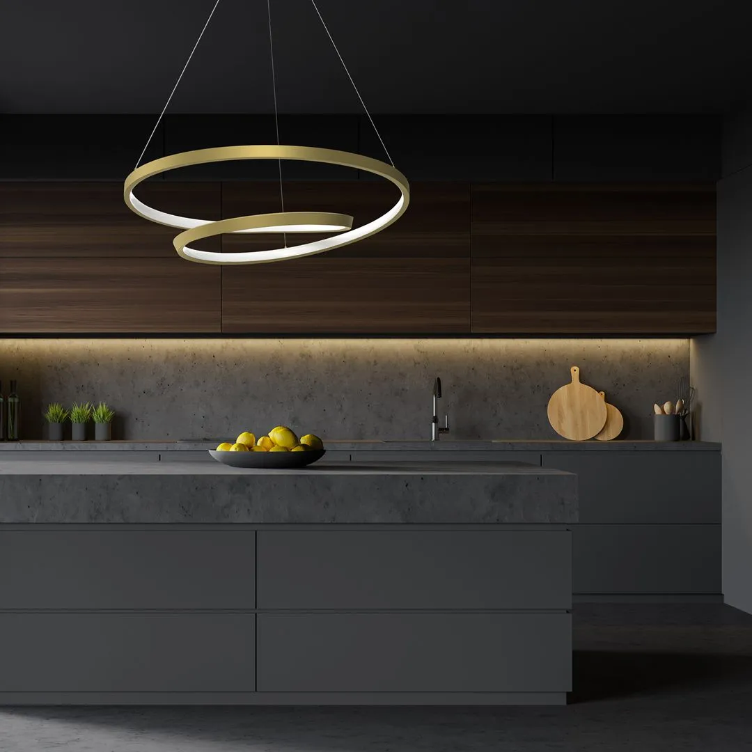 Lampa wisząca RING LUCERO GOLD 48W LED ML7950- Milagro - obrazek 6