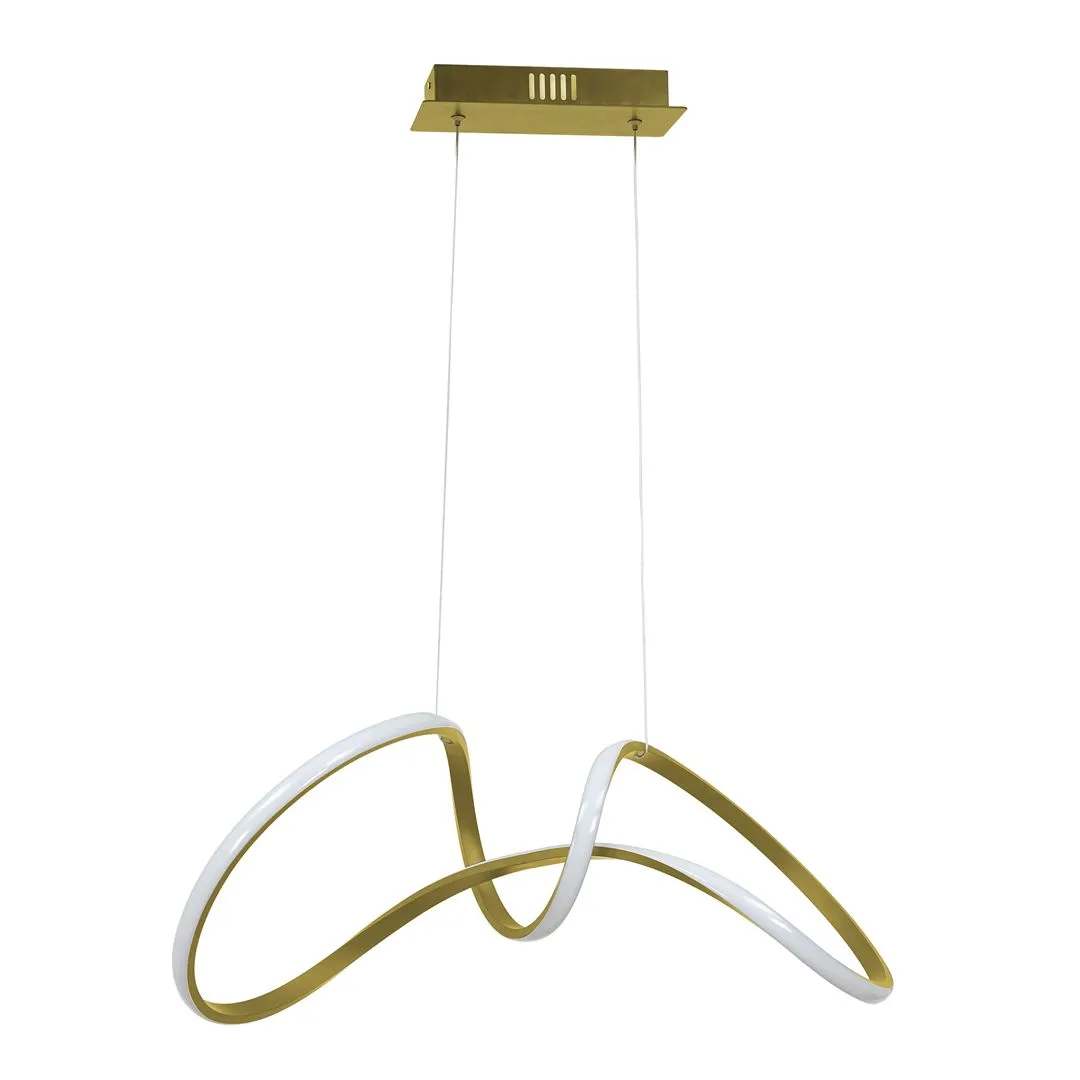 Lampa wisząca RING TESORO GOLD 48W LED ML7953- Milagro