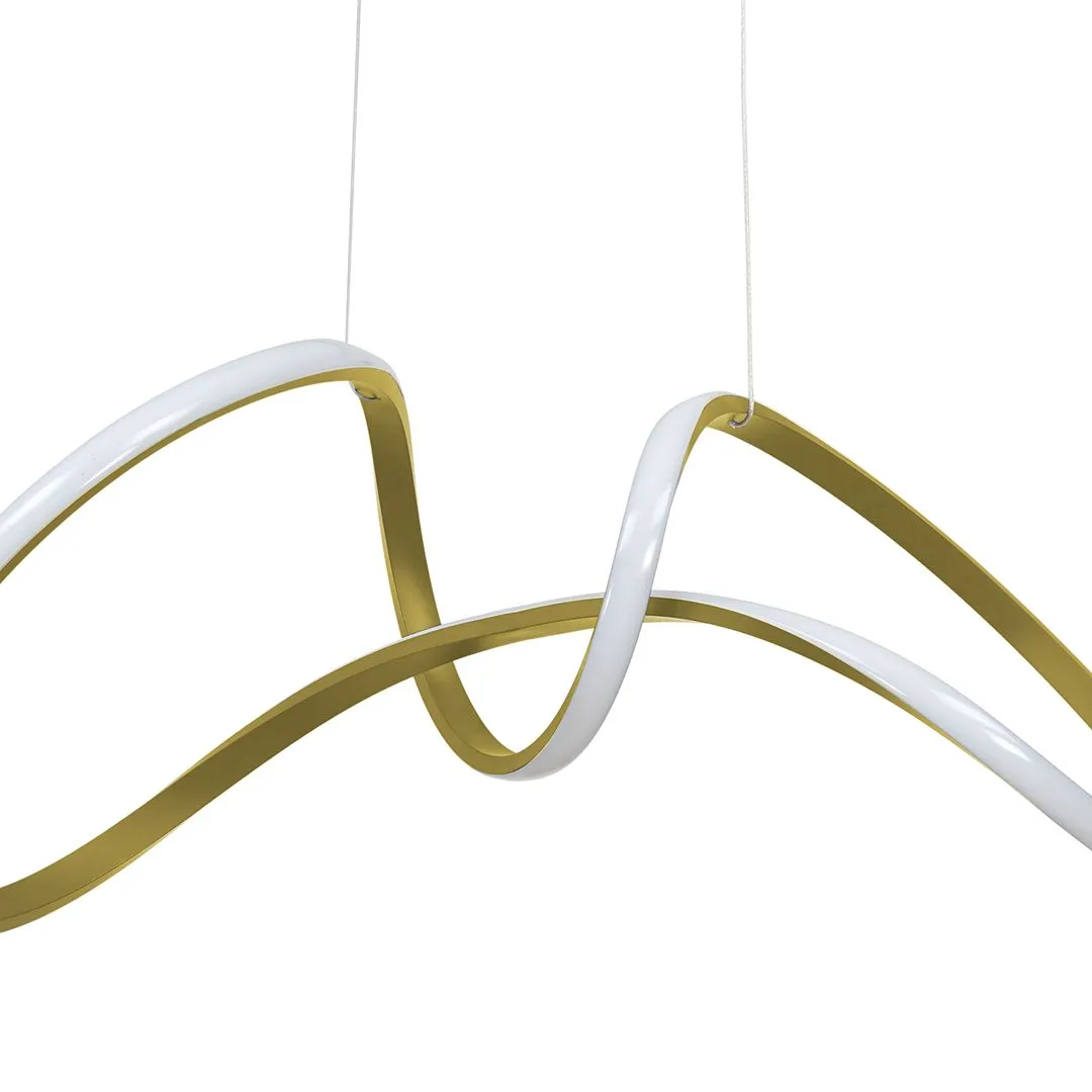 Lampa wisząca RING TESORO GOLD 48W LED ML7953- Milagro - obrazek 2