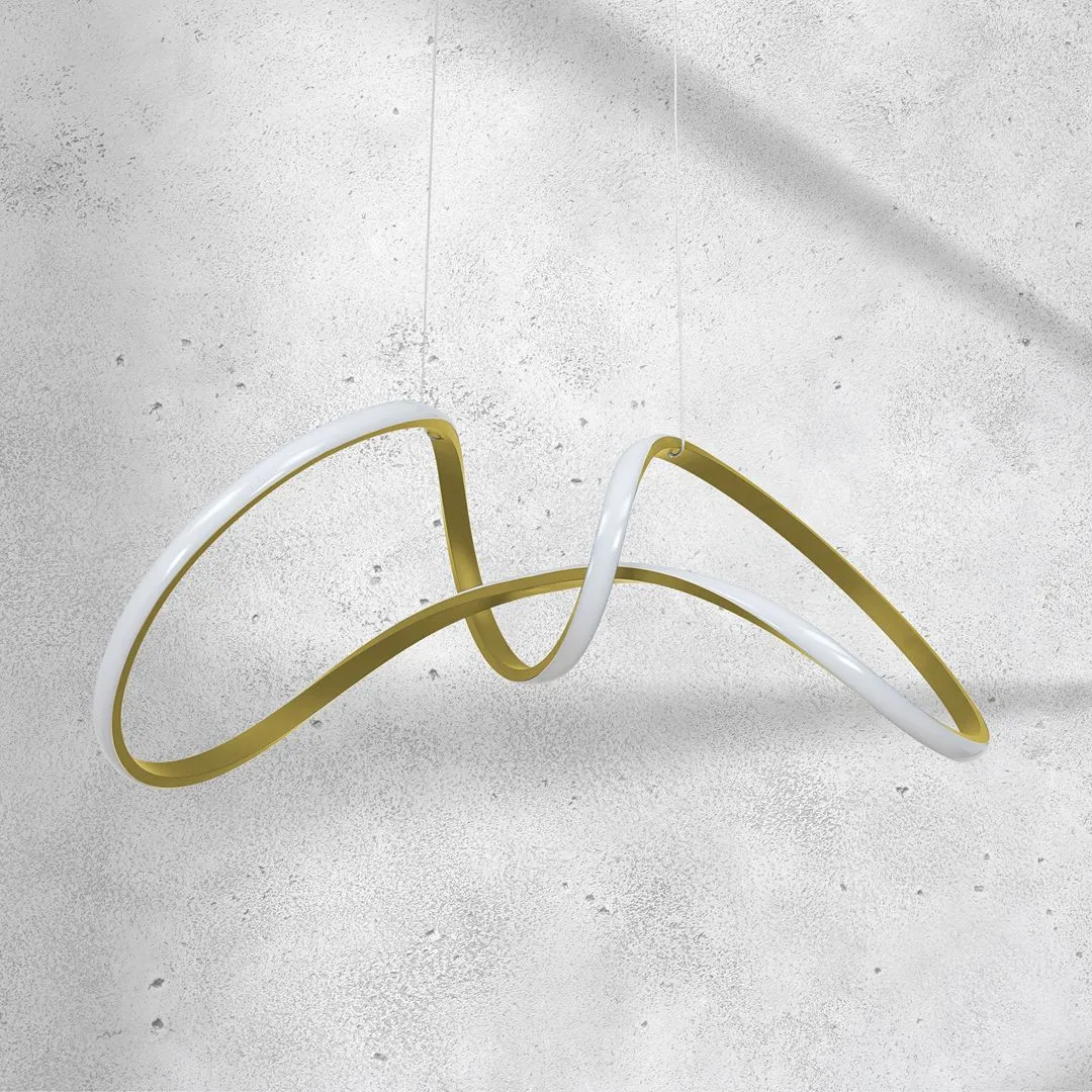 Lampa wisząca RING TESORO GOLD 48W LED ML7953- Milagro - obrazek 3