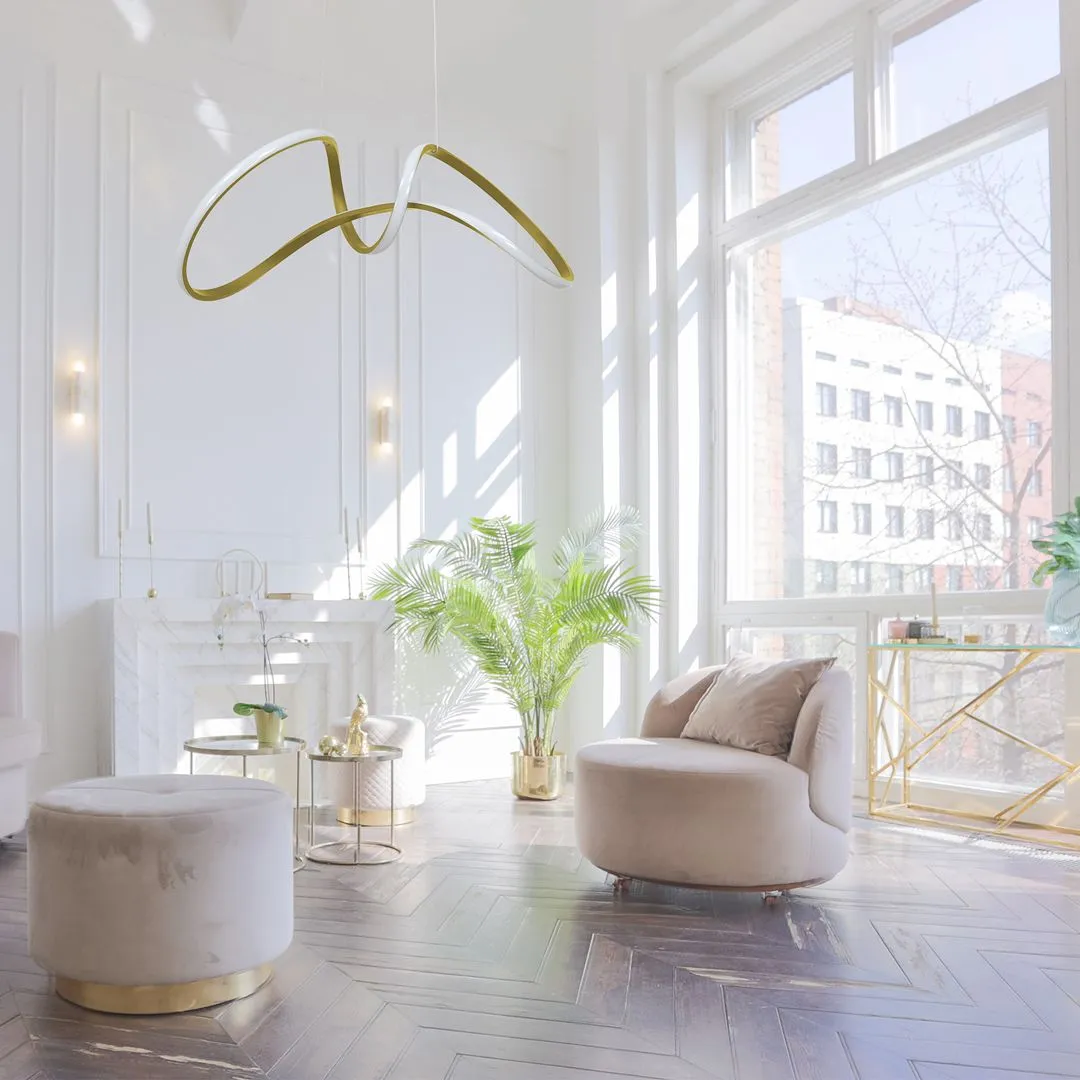 Lampa wisząca RING TESORO GOLD 48W LED ML7953- Milagro - obrazek 4