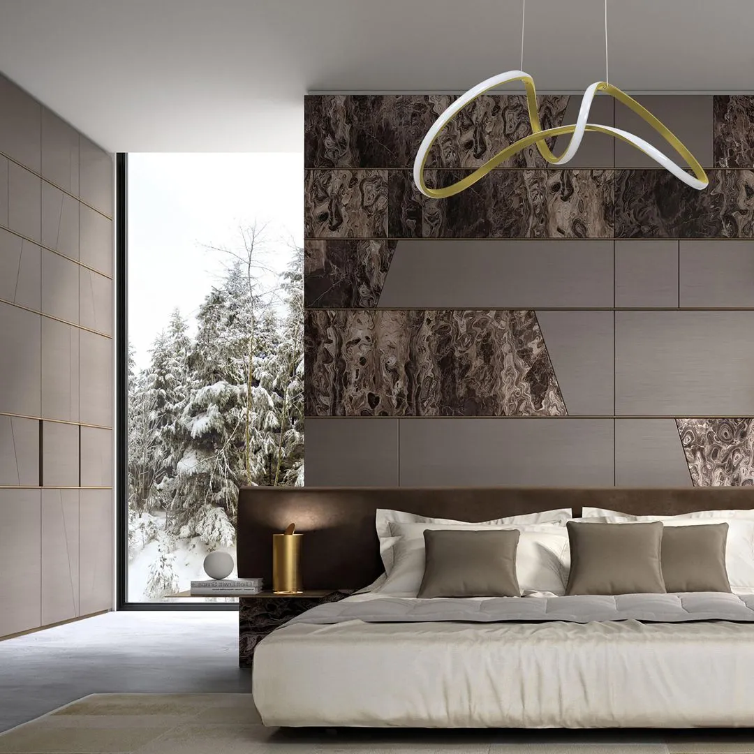 Lampa wisząca RING TESORO GOLD 48W LED ML7953- Milagro - obrazek 5