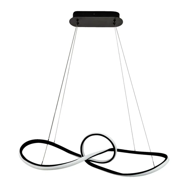 Lampa wisząca Marco Black 42W LED ML8116 - Milagro