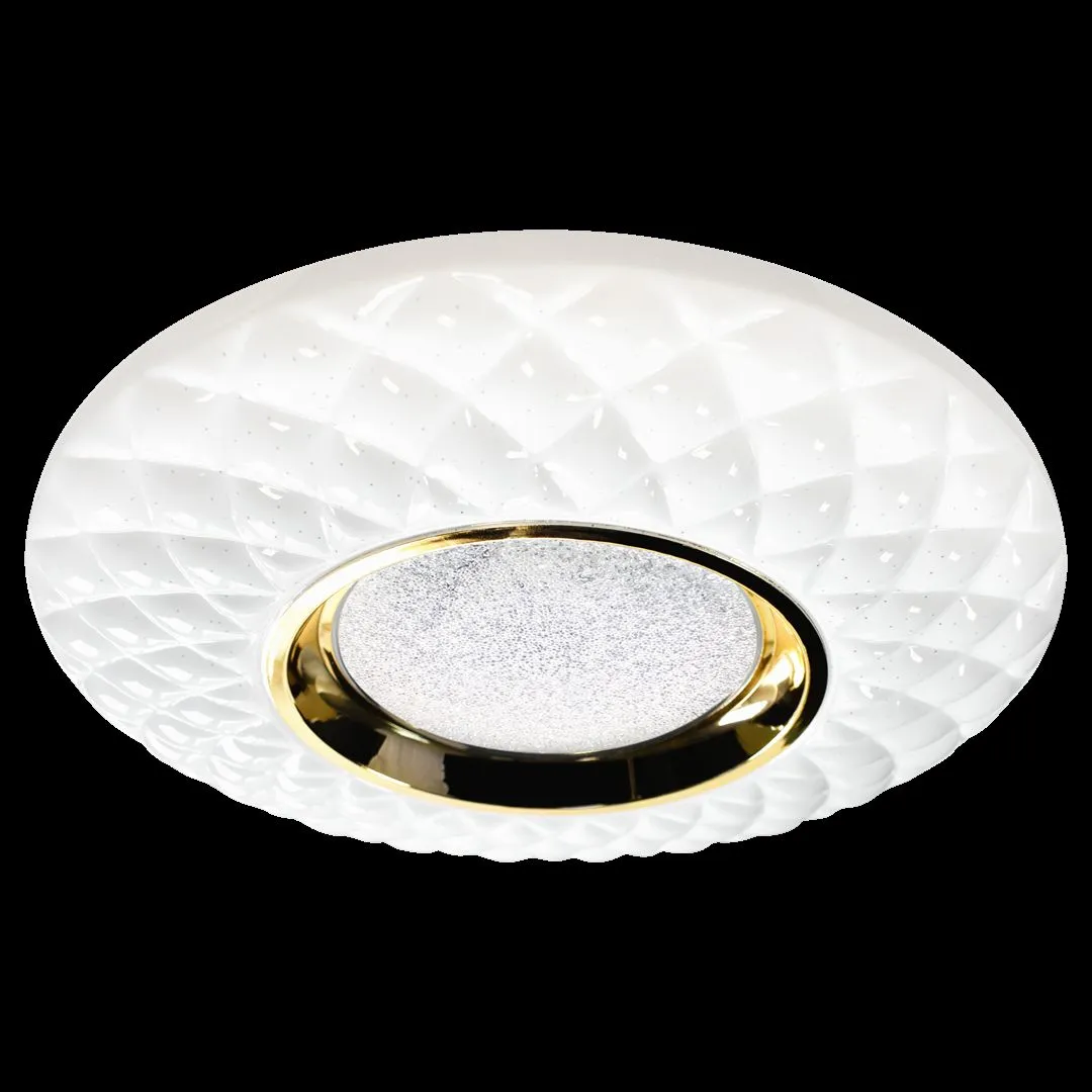 Plafon nowoczesny Lampa na pilota złoty TOKYO GOLD 48W Ø500 mm + Pilot ML8125- Milagro - obrazek 6