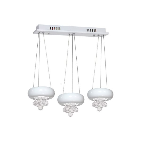 Lampa wisząca LUX BIANCO 3X6W LED ML862 - Milagro