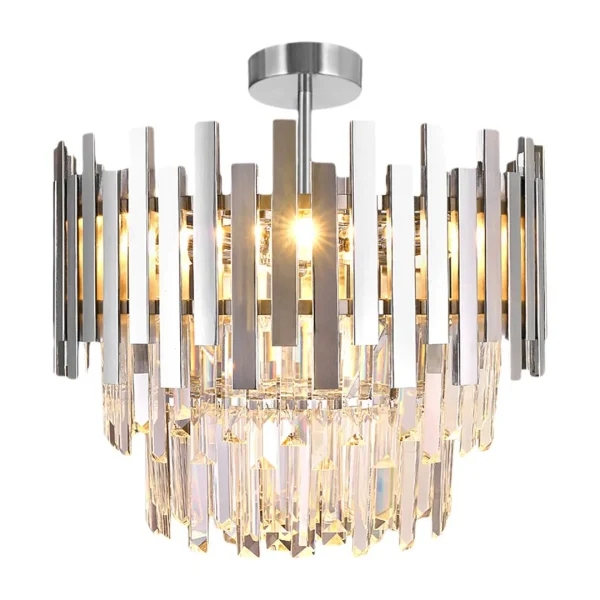 Lampa sufitowa kryształowa ASPEN CHROME 6xE14 ML8809 - Milagro