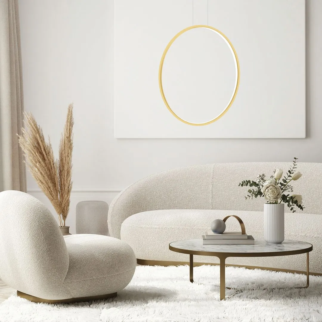 Lampa wisząca łazienkowa Saturno Gold 46W LED ML8857 - Milagro - obrazek 3