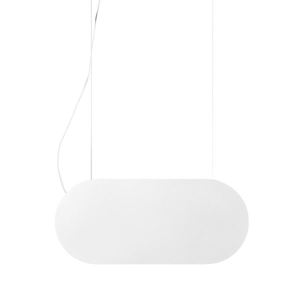 Lampa wisząca designerska minimalistyczna MALUMI biała MLA611P2 - Ummo Lighting