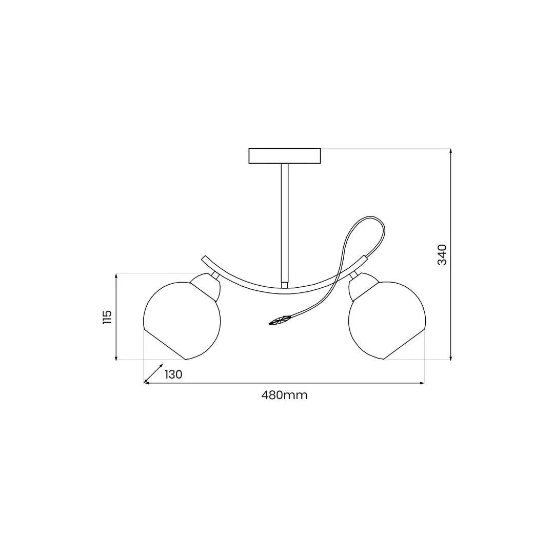 Lampa sufitowa Connor MLP0873 - Milagro - obrazek 5