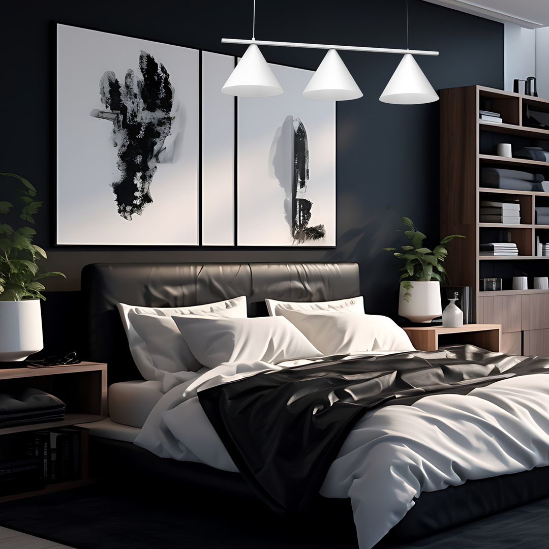 Lampa wisząca CAPITAL BIAŁY 3XGX52 MLP0939 - Milagro - obrazek 4