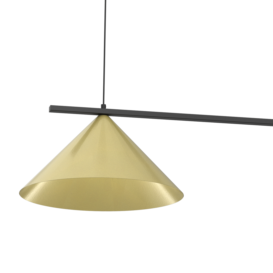 Lampa wisząca CAPITAL CZARNO-ZŁOTY 2XGX53 MLP0941 - Milagro - obrazek 2