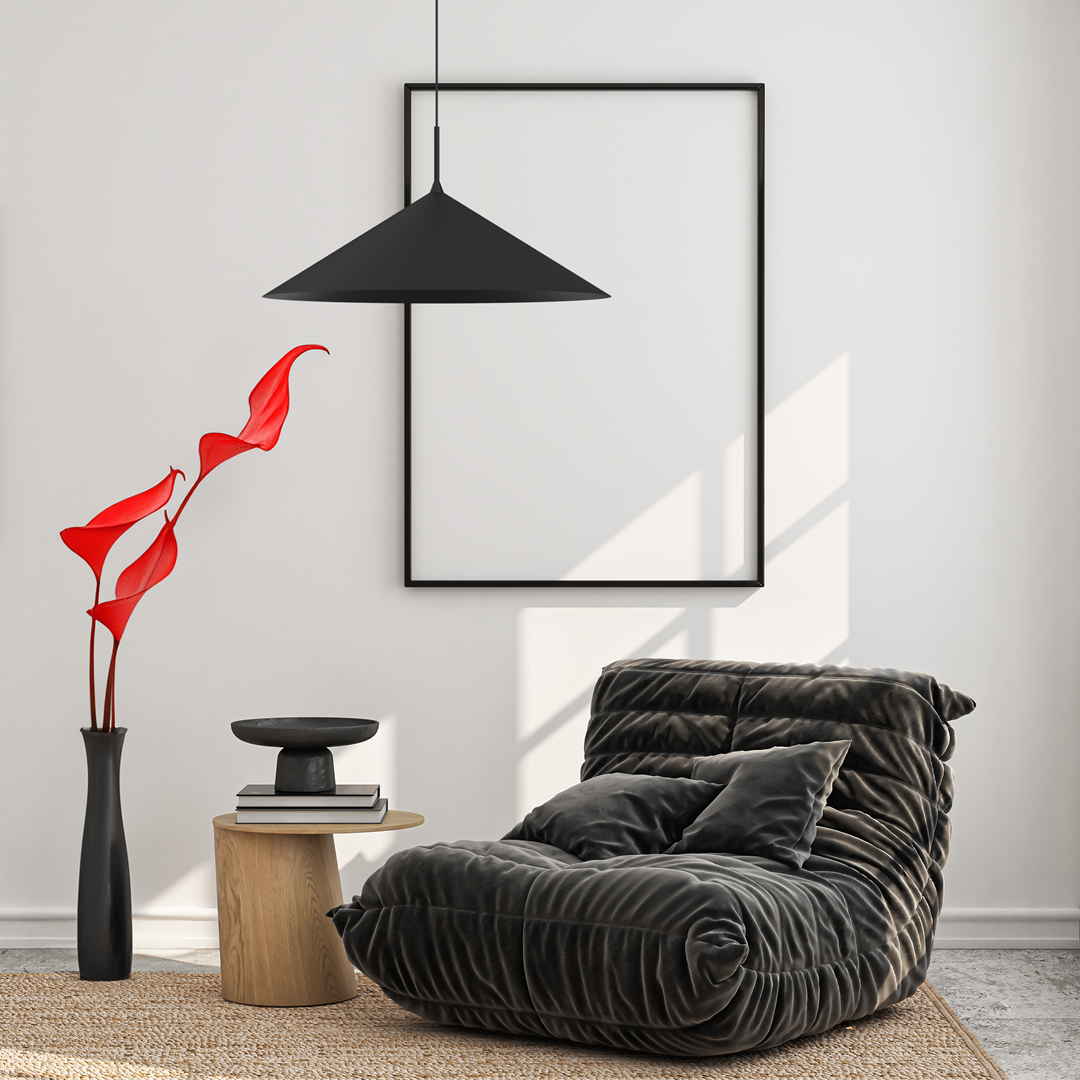 Lampa wisząca CAPITAL CZARNY 1XGX53 MLP0946 - Milagro - obrazek 3