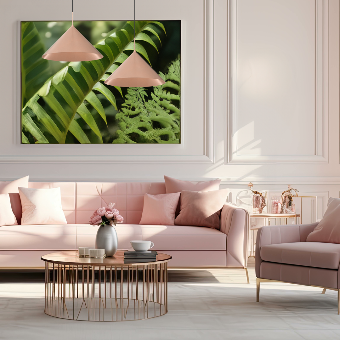 Lampa wisząca CAPITAL ROSE GOLD Ø46cm 1xGX53 MLP0954 - Milagro - obrazek 4