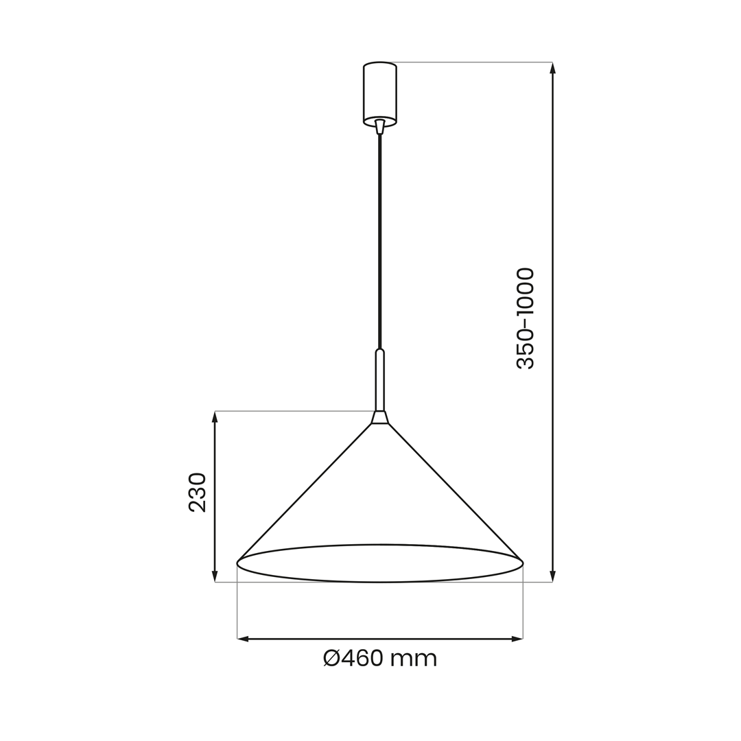 Lampa wisząca CAPITAL ROSE GOLD Ø46cm 1xGX53 MLP0954 - Milagro - obrazek 6