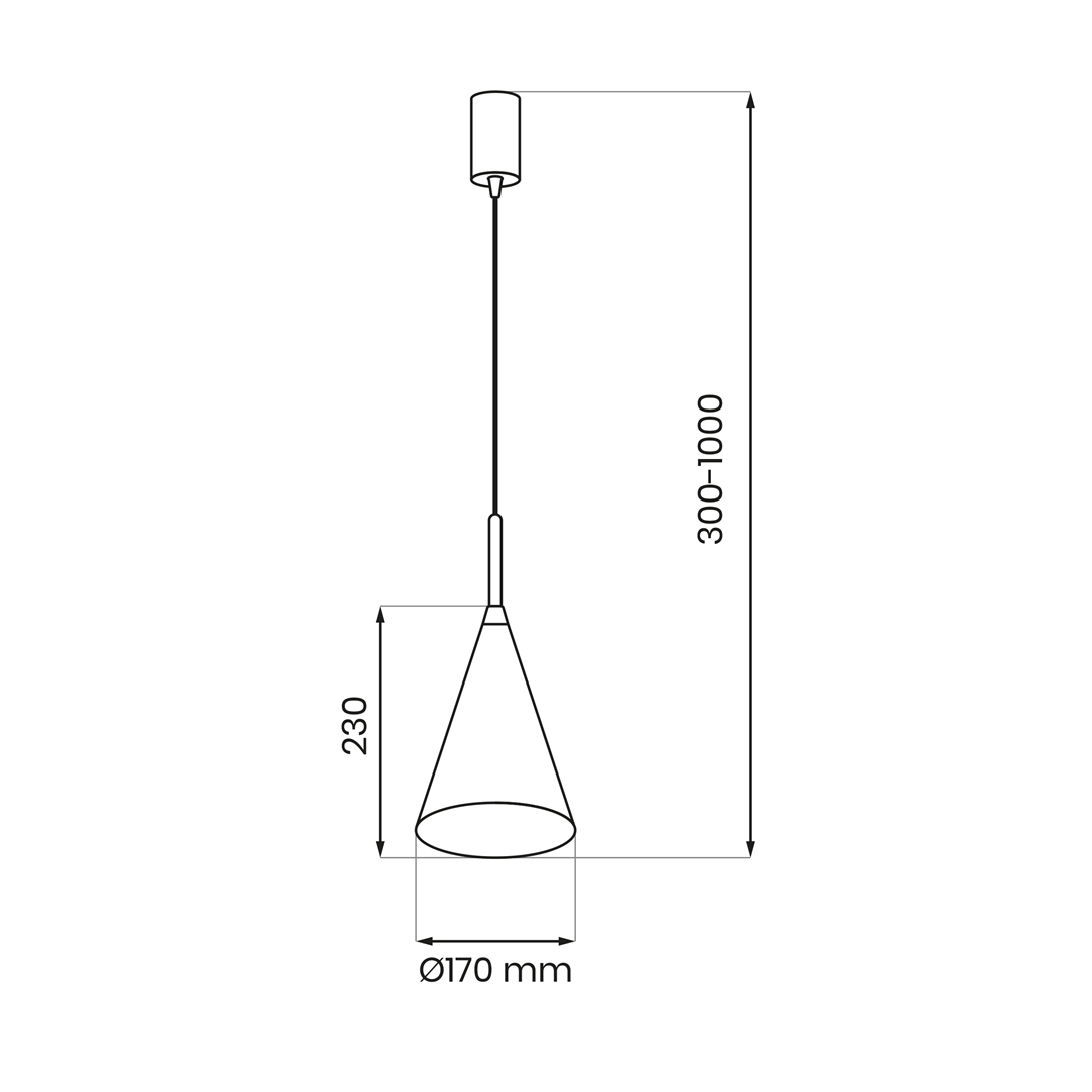 Lampa wisząca CAPITAL BLACK Ø17cm 1xGX53 MLP0964 - Milagro - obrazek 6