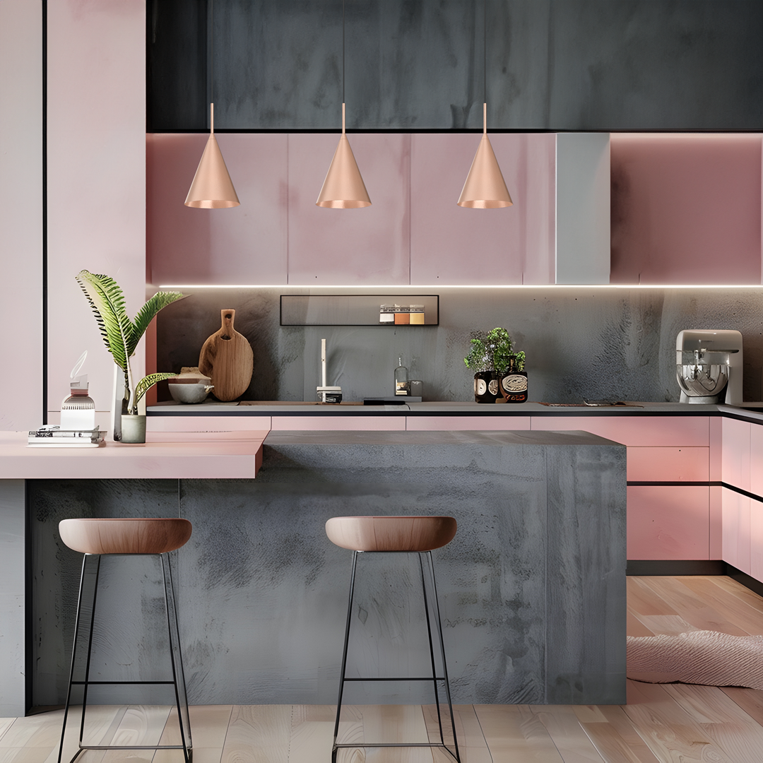 Lampa wisząca CAPITAL ROSE GOLD Ø17cm 1xGX53 MLP0966 - Milagro - obrazek 3