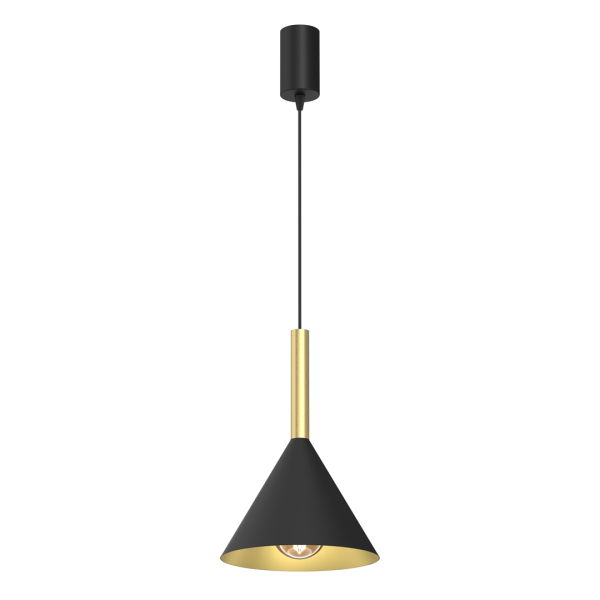 Lampa wisząca PERU BLACK 1xE27 MLP0977 - Milagro