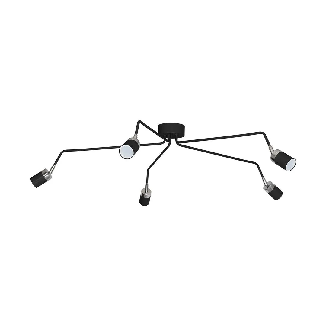 Oprawa sufitowa loft JOKER BLACK MLP1341 - Milagro