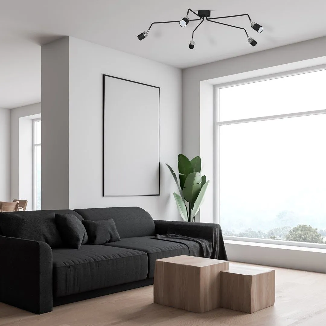 Oprawa sufitowa loft JOKER BLACK MLP1341 - Milagro - obrazek 5