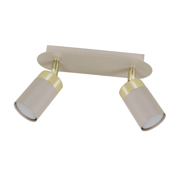 Lampa sufitowa JOKER CASHMERE/GOLD 2xGU10 MLP2329 - Milagro