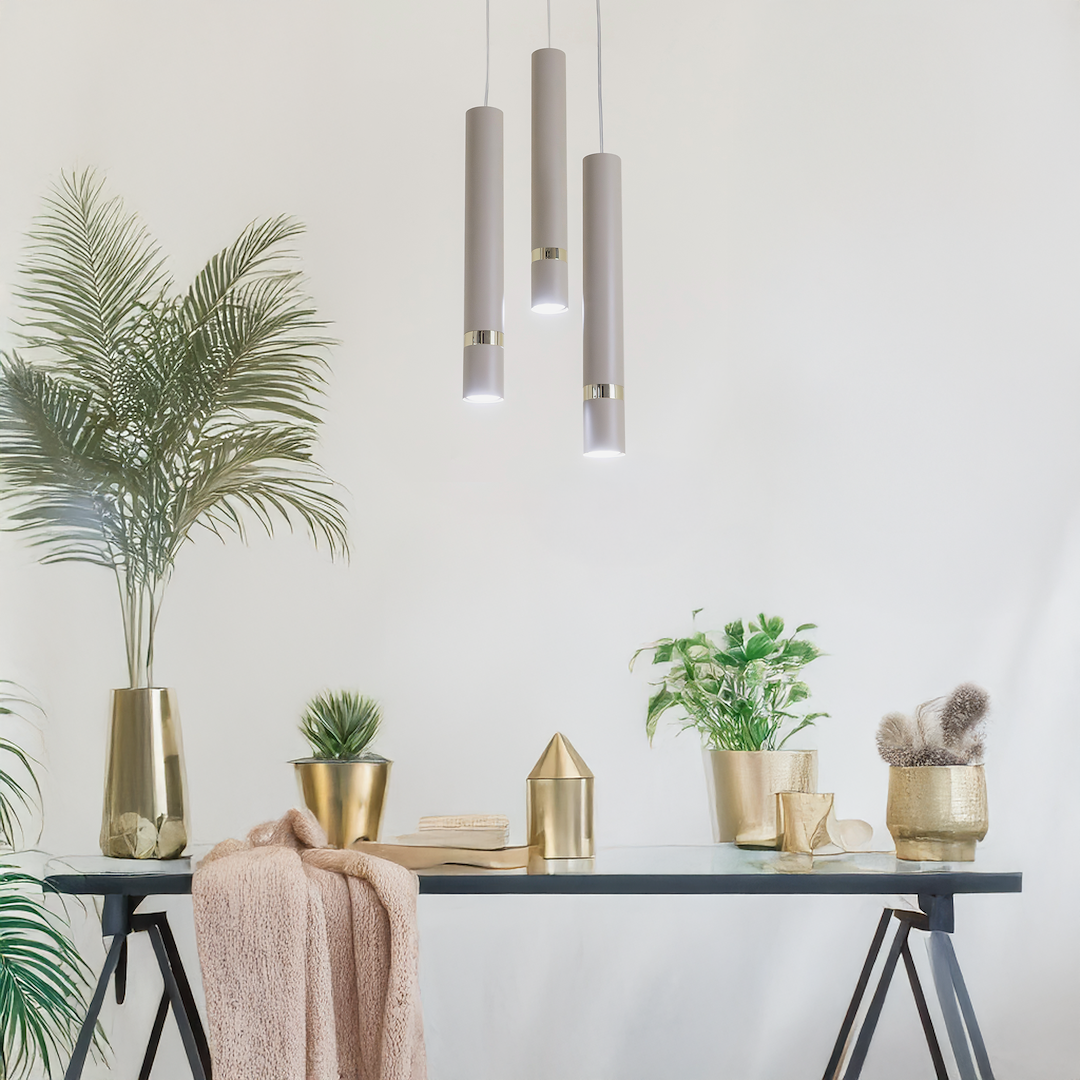 Lampa wisząca JOKER CASHMERE/GOLD 3xGU10 (koło) MLP2333 - Milagro - obrazek 6
