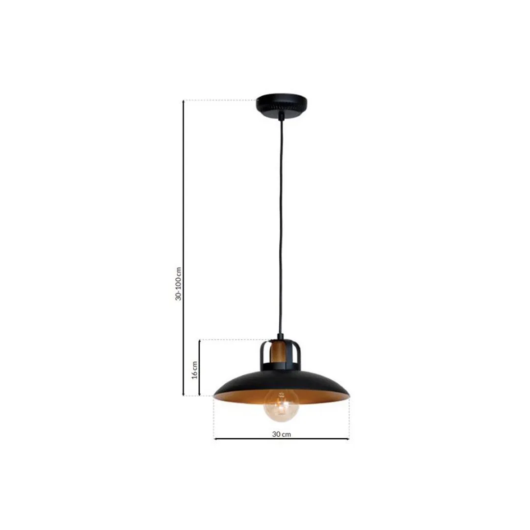 Lampa loft wisząca FELIX 1xE27 MLP3682 Milagro - obrazek 9