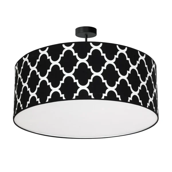 Lampa wisząca abażur PIERRE czarna MLP4419 - Milagro