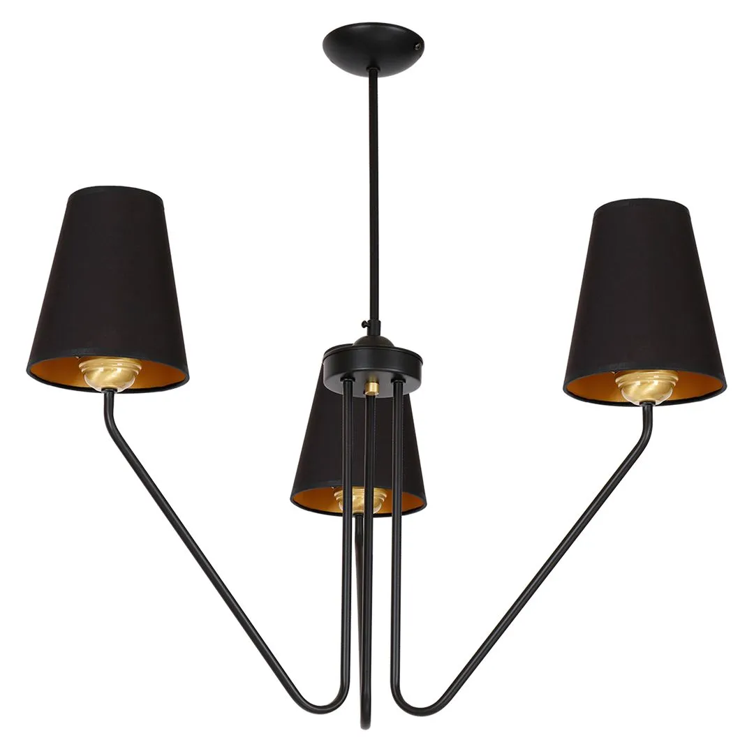Lampa wisząca VICTORIA BLACK MLP4912 - Milagro - obrazek 2