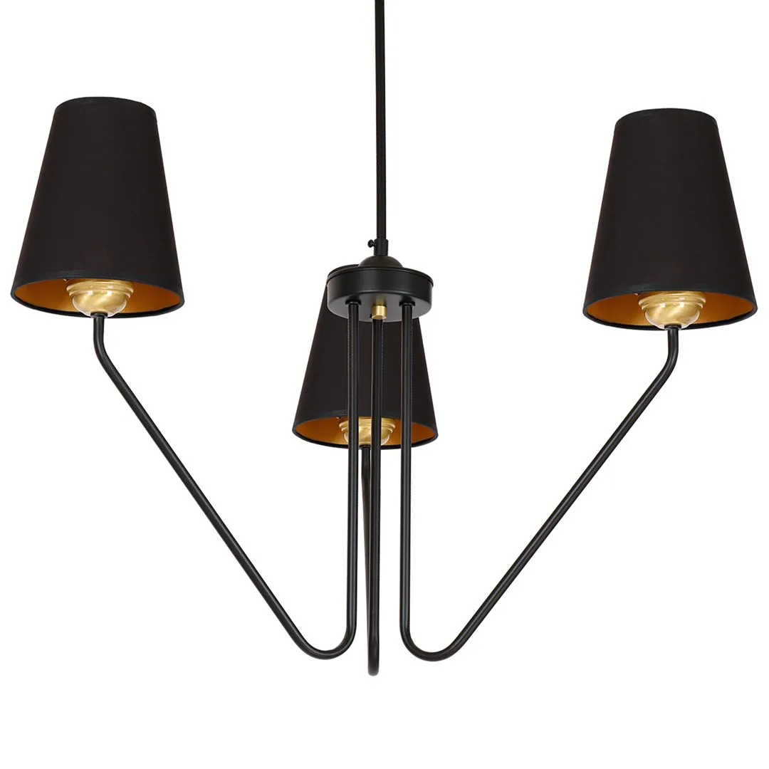Lampa wisząca VICTORIA BLACK MLP4912 - Milagro - obrazek 3