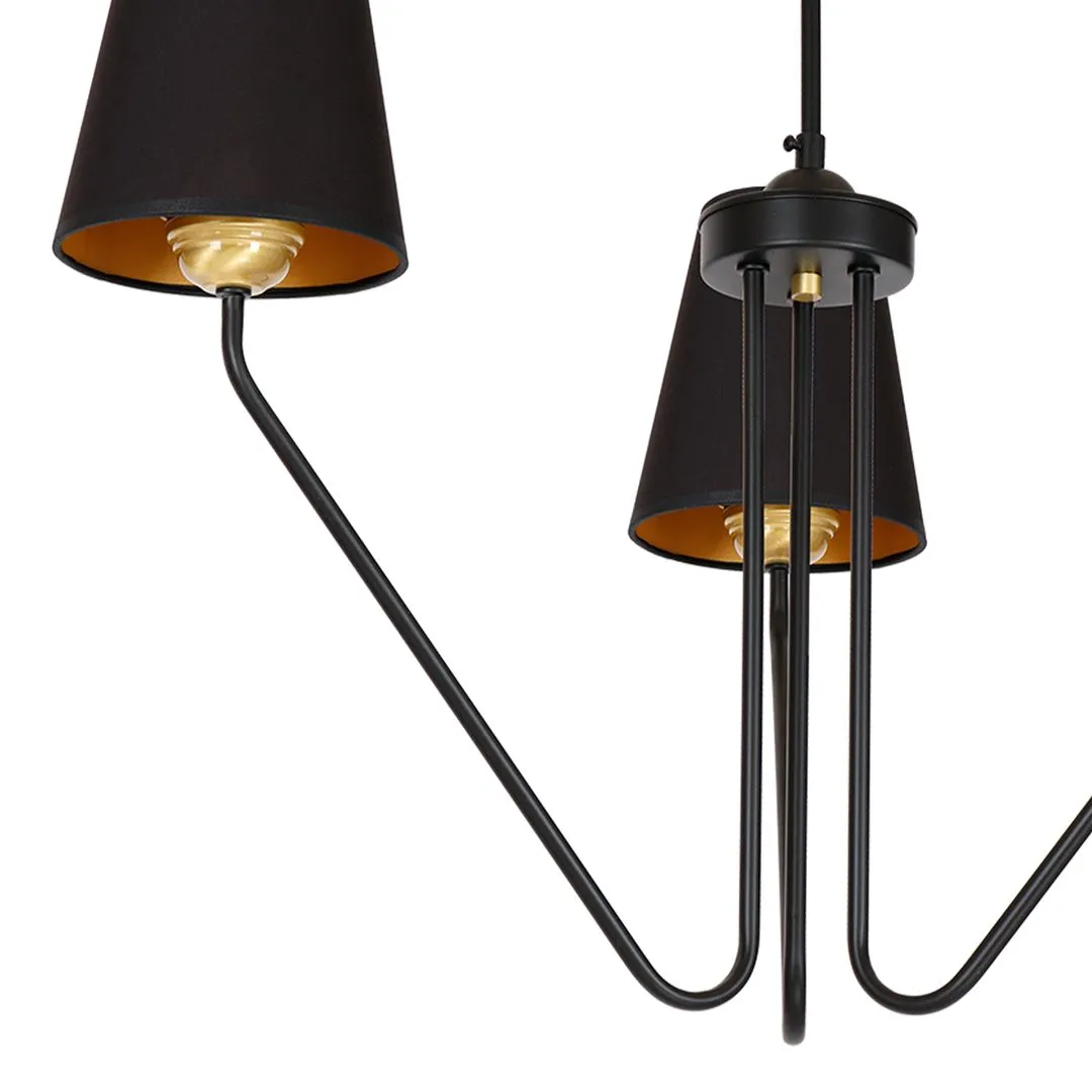 Lampa wisząca VICTORIA BLACK MLP4912 - Milagro - obrazek 4