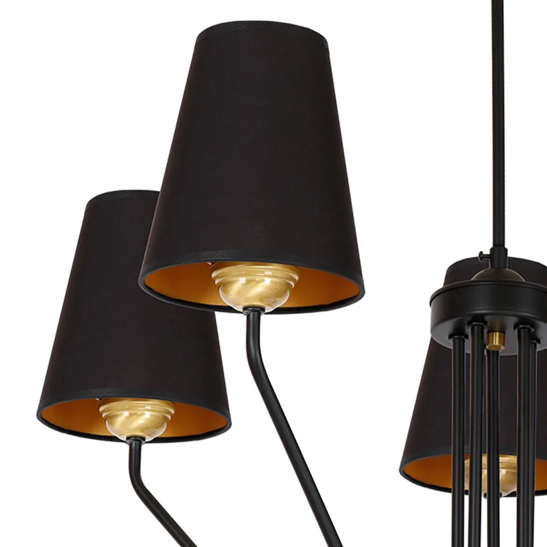 Lampa wisząca VICTORIA BLACK MLP4913 - Milagro - obrazek 4