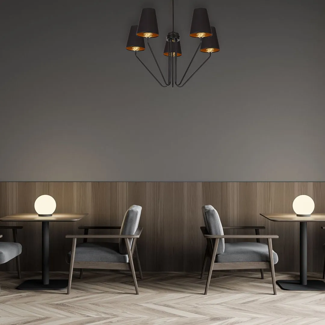 Lampa wisząca VICTORIA BLACK MLP4913 - Milagro - obrazek 5