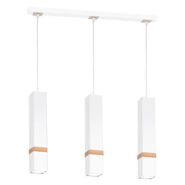 Lampa nad stół wisząca nowoczesna VIDAR WHITE MLP5409 - Milagro