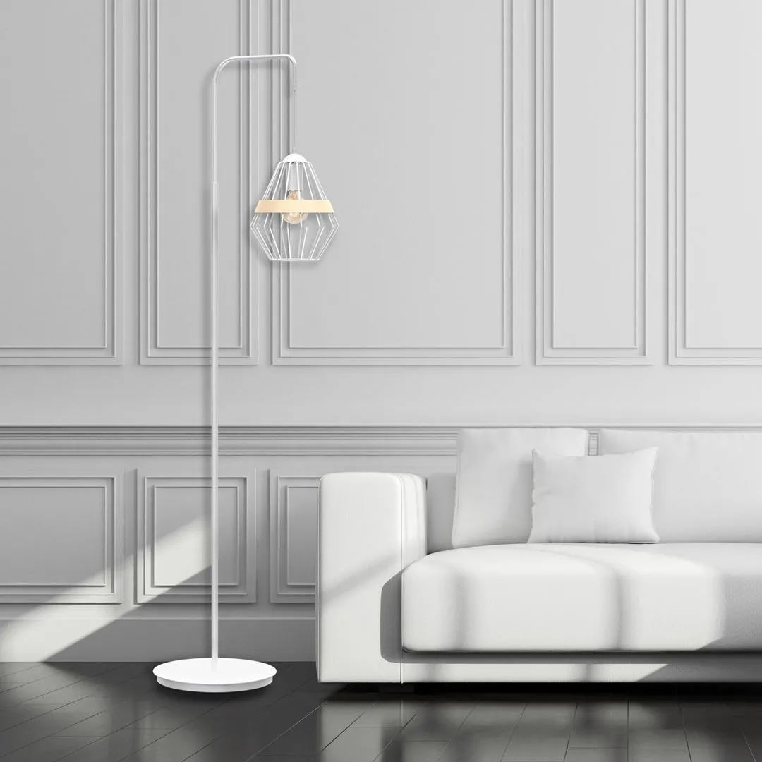 Lampa podłogowa CLIFF WHITE MLP5522 - Milagro - obrazek 7