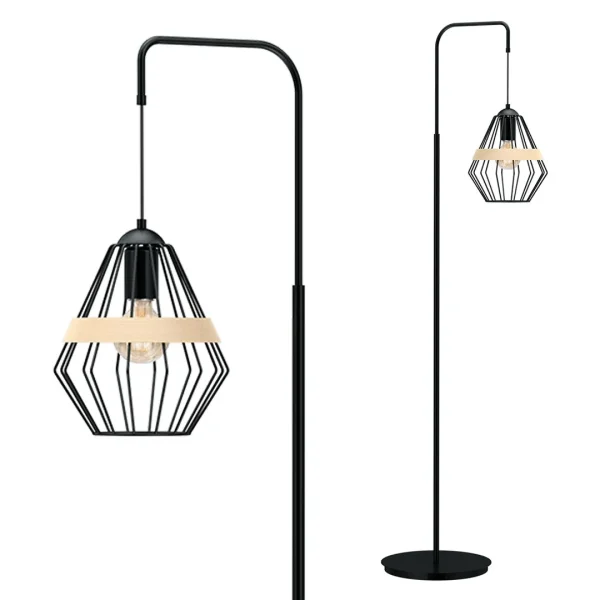 Lampa podłogowa CLIFF BLACK MLP5528 - Milagro