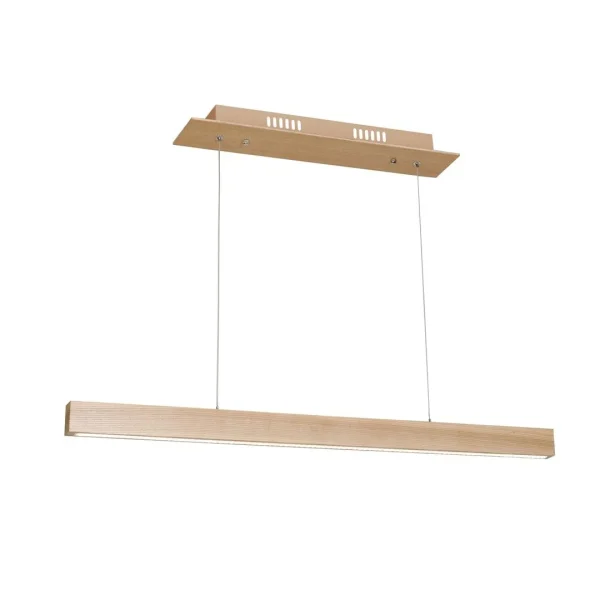 Lampa wisząca nad stół naturalne drewno TIMBER 18W LED MLP568 - Milagro