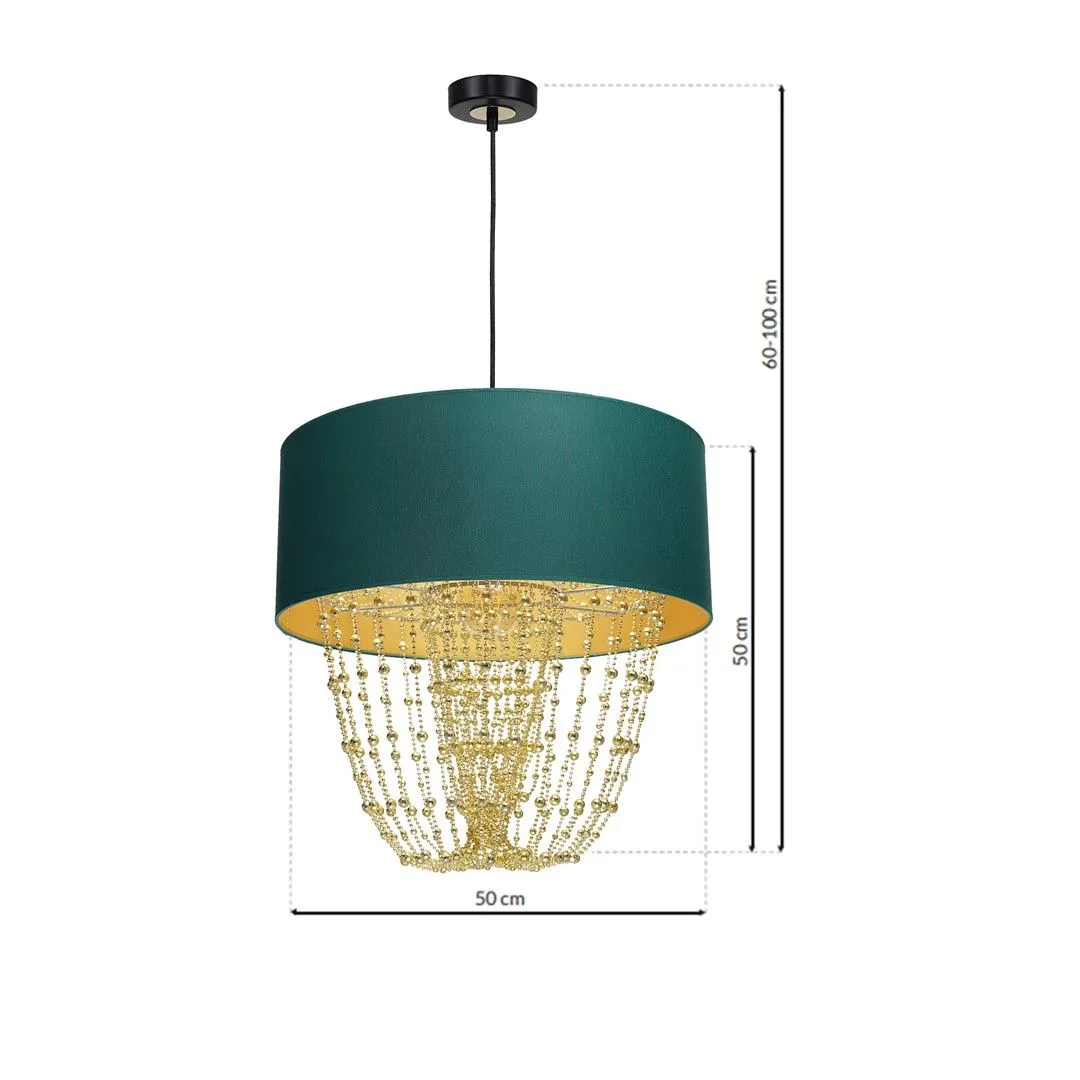 Lampa wisząca abażur Almeria MLP6452 - Milagro - obrazek 7