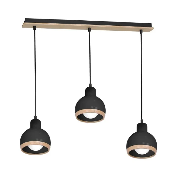 Lampa loft wisząca Oval Black MLP7046 - Milagro