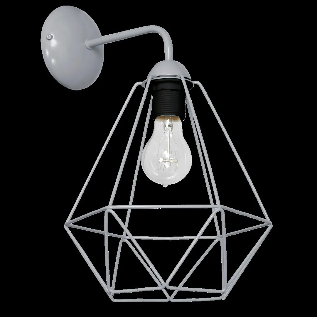 Kinkiet loft BASKET szary MLP7207 - Milagro - obrazek 5