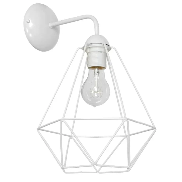 Kinkiet loft BASKET biały MLP7211 - Milagro