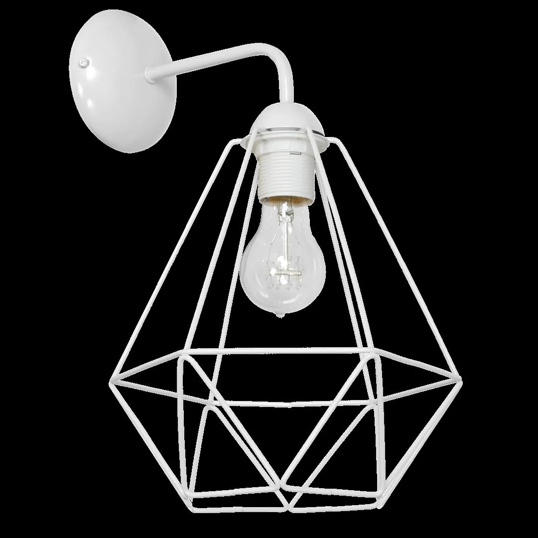 Kinkiet loft BASKET biały MLP7211 - Milagro - obrazek 5