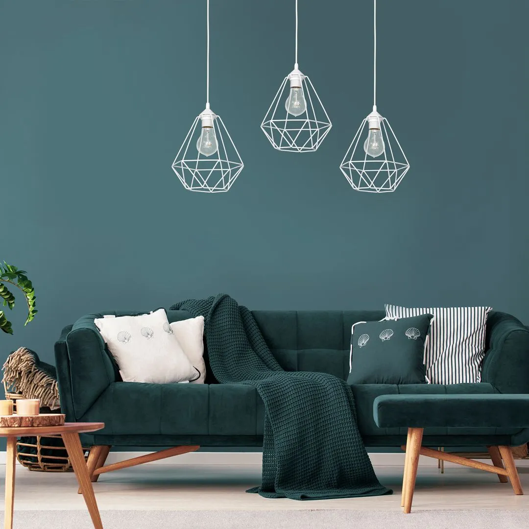 Lampa loft wisząca BASKET biała MLP7213 - Milagro - obrazek 3