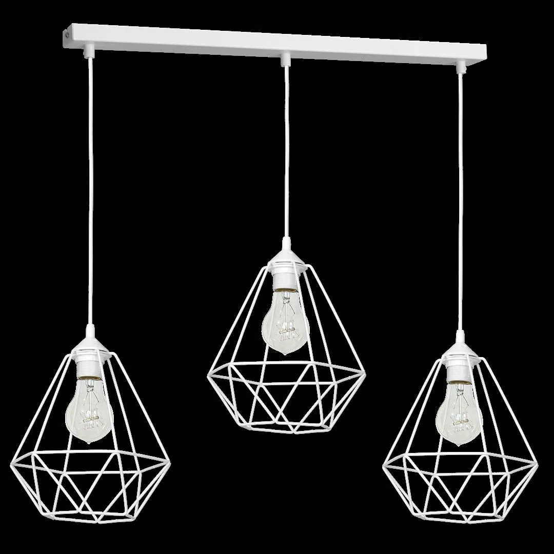 Lampa loft wisząca BASKET biała MLP7213 - Milagro - obrazek 5