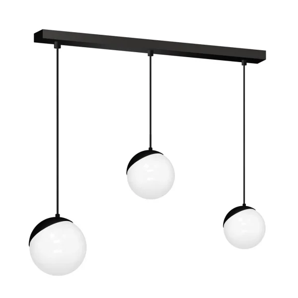 Lampa nad stół wisząca nowoczesna SFERA BLACK MLP7237 - Milagro