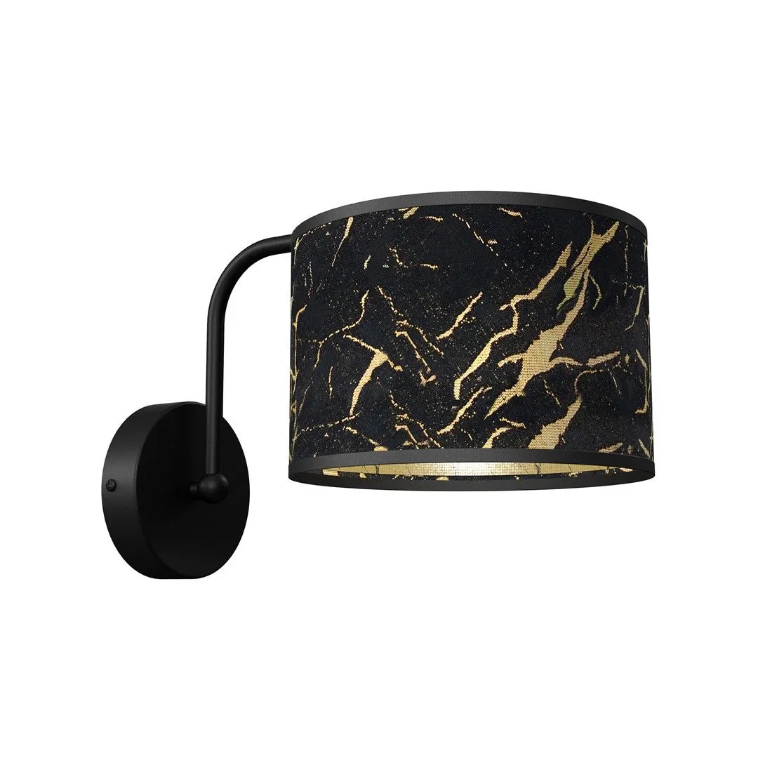 Kinkiet nowoczesny SENSO Black-Gold 1xE27 MLP7290- Milagro