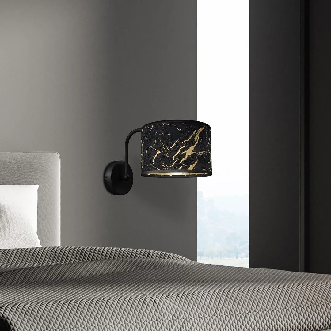 Kinkiet nowoczesny SENSO Black-Gold 1xE27 MLP7290- Milagro - obrazek 4
