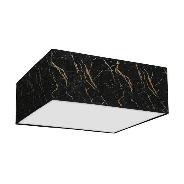 Lampa sufitowa SENSO Black-Gold kwadrat 500mm 3xE27 MLP7293- Milagro